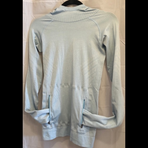 Blue lululemon pullover sweatshirt. - Picture 2 of 3